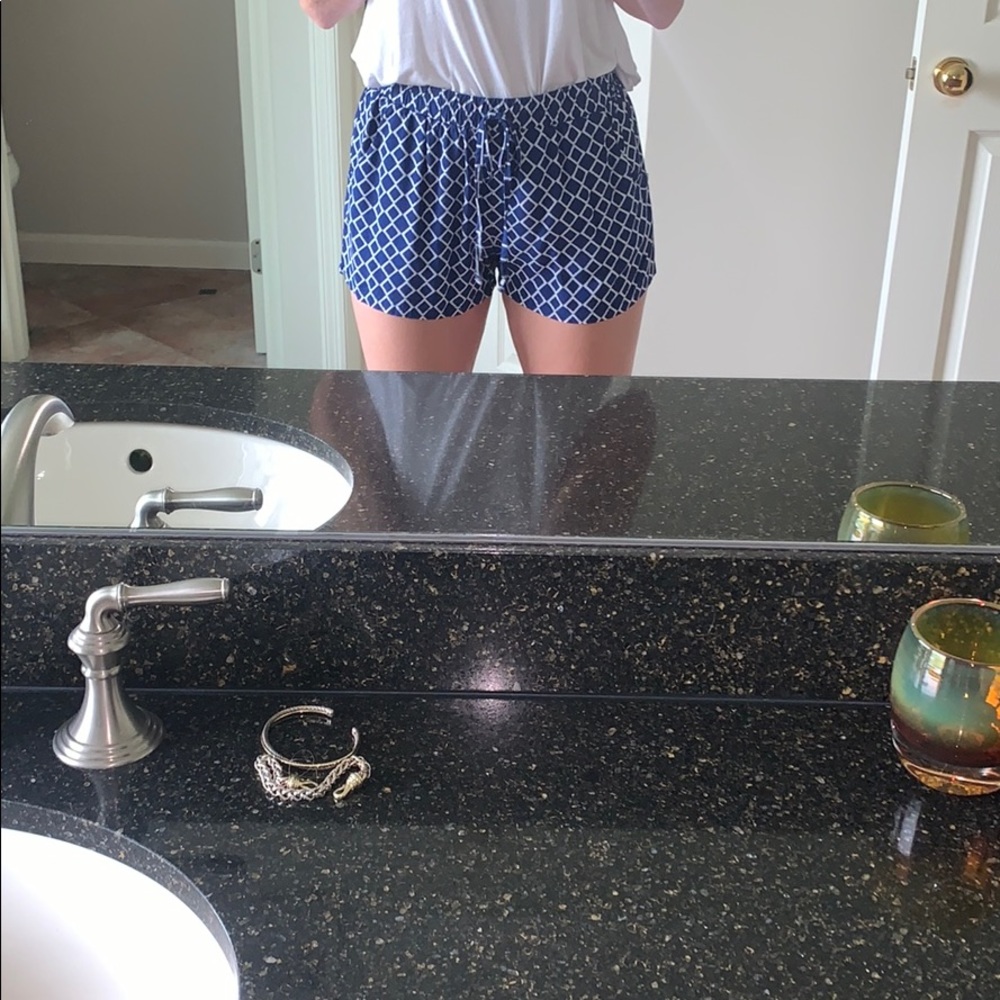 Cute Summer Flowy Shorts, Patterned.